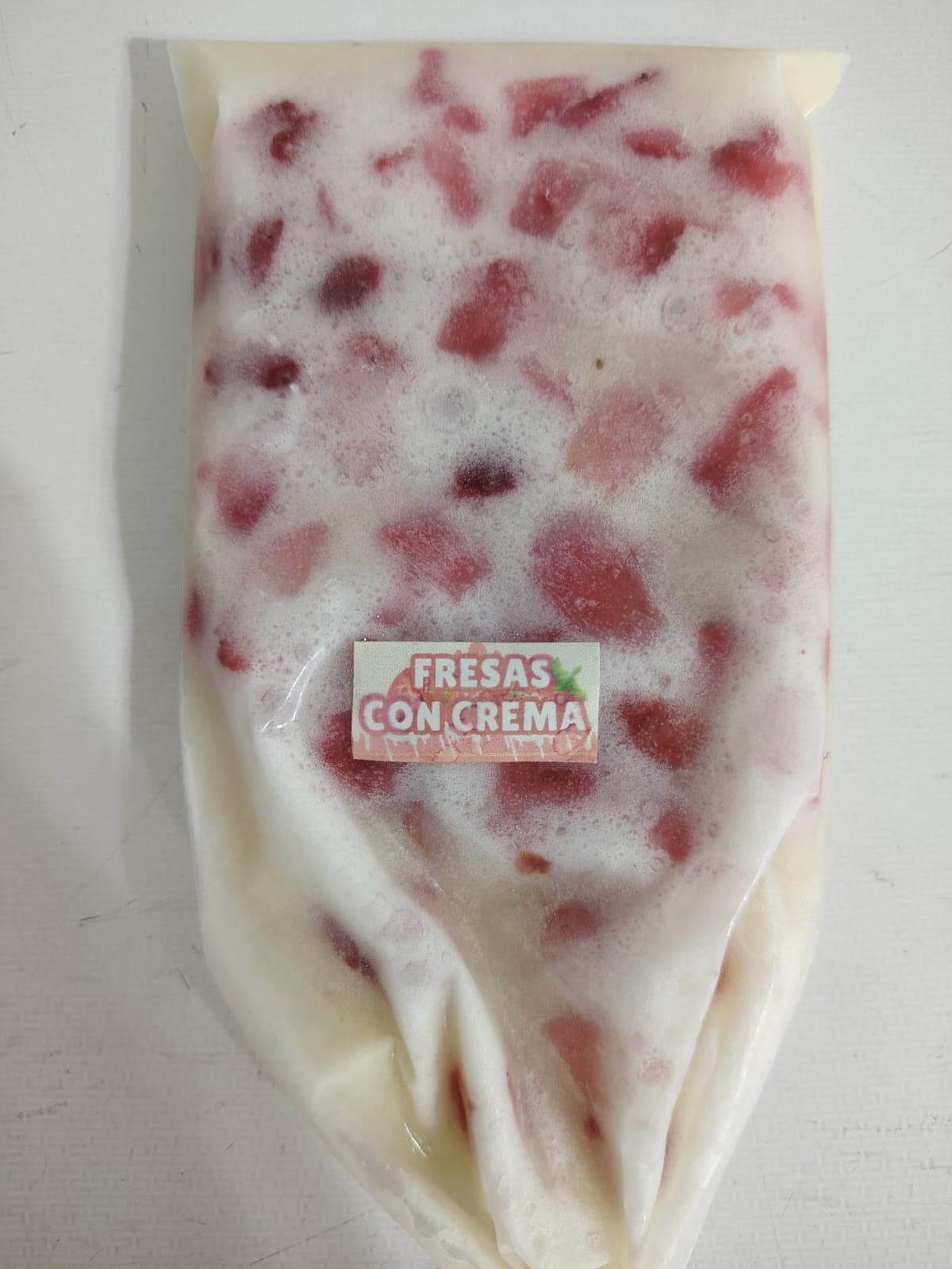 Hielito fresas con crema